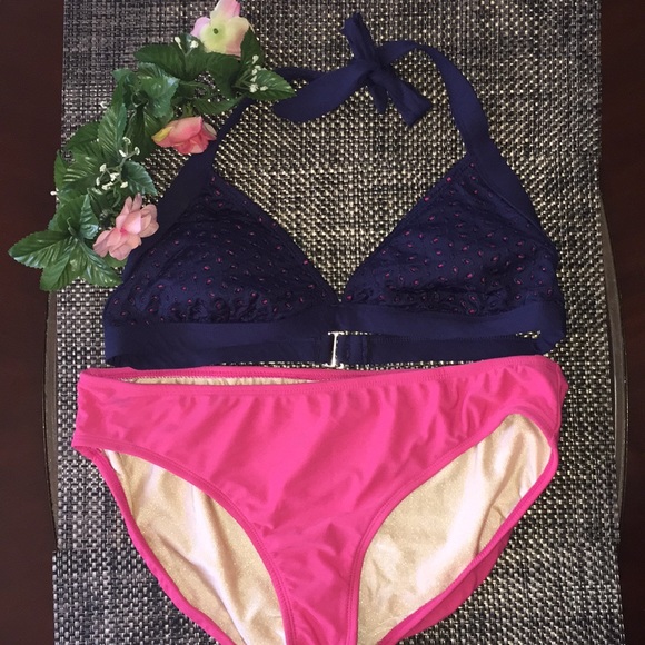 Isaac mizrahi swimsuit bikini size xl new - Picture 2 of 6
